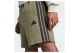 Adidas Performance Essential 3-Stripes Ανδρική Αθλητική Βερμούδα Χακί, Μαύρη