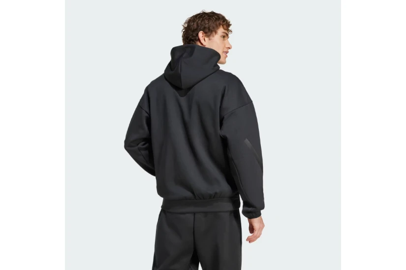 Adidas Performance Z.N.E. Ανδρική Πολυεστερική Ζακέτα με Κουκούλα Μαύρη
