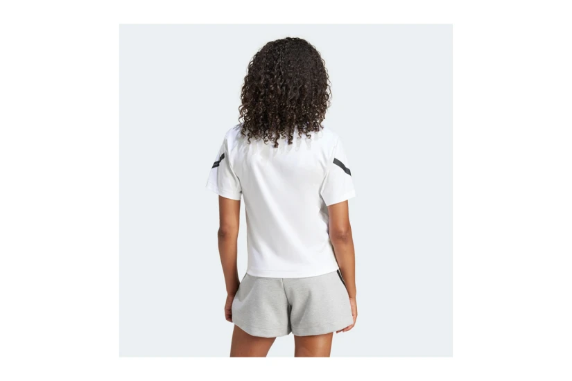 Adidas Performance Z.N.E. Γυναικείο Κοντομάνικο T-Shirt Λευκό