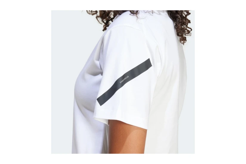 Adidas Performance Z.N.E. Γυναικείο Κοντομάνικο T-Shirt Λευκό