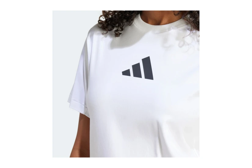 Adidas Performance Z.N.E. Γυναικείο Κοντομάνικο T-Shirt Λευκό