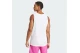 Adidas Performance Essentials Small Logo Ανδρική Αμάνικη Μπλούζα Λευκή