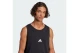 Adidas Performance Essentials Small Logo Ανδρική Αμάνικη Μπλούζα Μαύρη