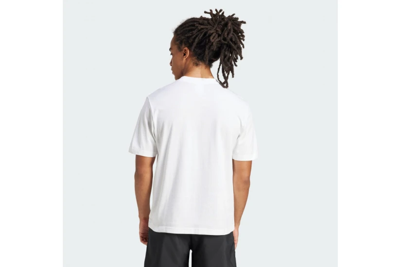 Adidas Performance Essentials Small Logo Single Jersey Ανδρικό Κοντομάνικο T-Shirt Λευκό