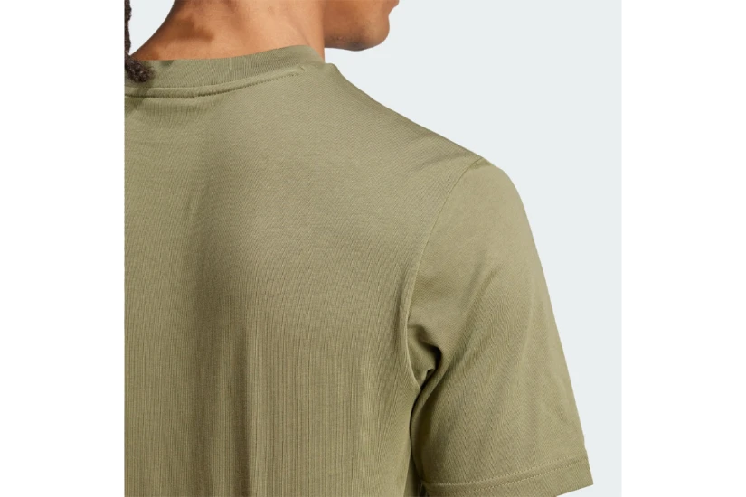 Adidas Performance Essentials Small Logo Single Jersey Ανδρικό Κοντομάνικο T-Shirt Χακί