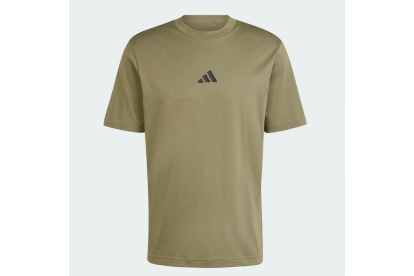 Adidas Performance Essentials Small Logo Single Jersey Ανδρικό Κοντομάνικο T-Shirt Χακί