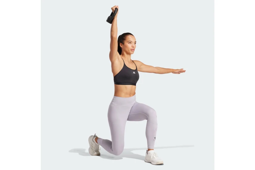 Adidas Performance Aeroreact 3 Stripes Γυναικείο Αθλητικό Μπουστάκι Μαύρο