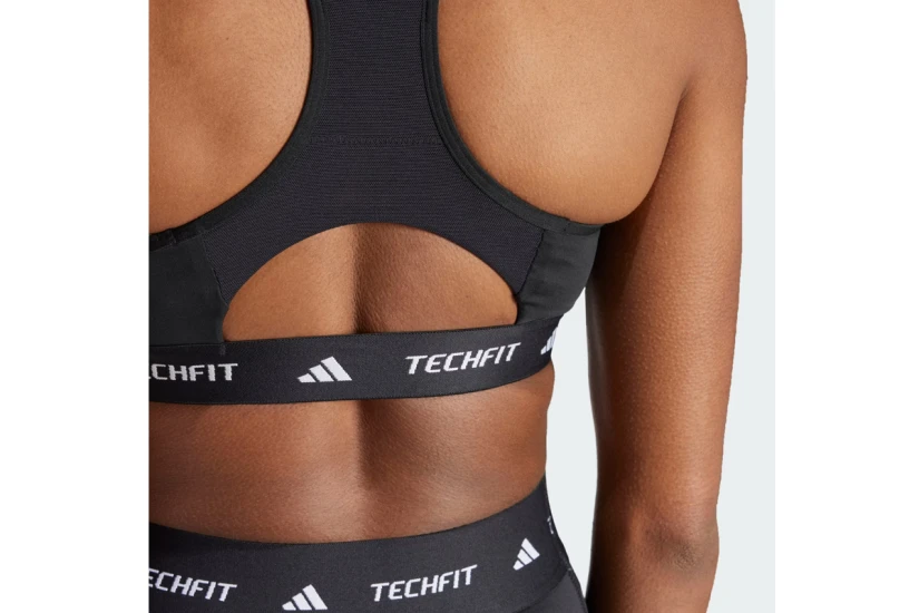 Adidas Performance Techfit Γυναικείο Μπουστάκι Μαύρο
