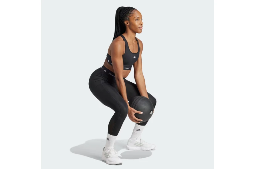 Adidas Performance Techfit Γυναικείο Μπουστάκι Μαύρο