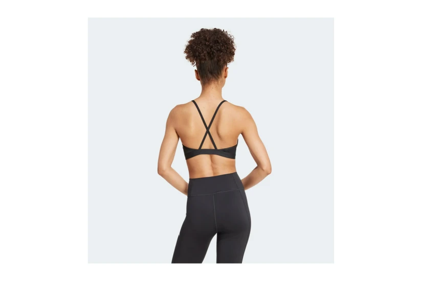 Adidas Performance Aeroreact Graphic Γυναικείο Μπουστάκι Μαύρο, Λευκό