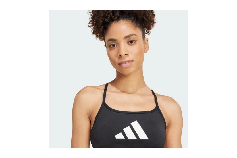 Adidas Performance Aeroreact Graphic Γυναικείο Μπουστάκι Μαύρο, Λευκό