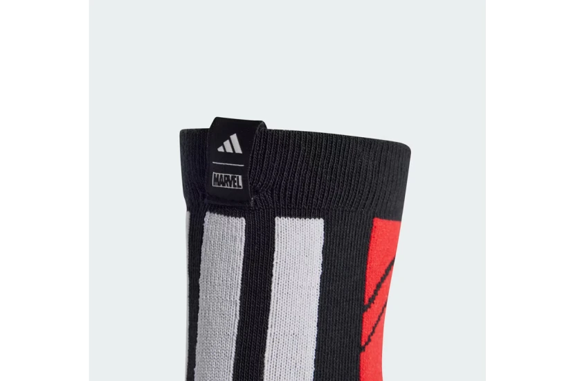 Adidas Performance Marvel Spider-Man Παιδικές Ψηλές Kάλτσες 3 Ζευγάρια
