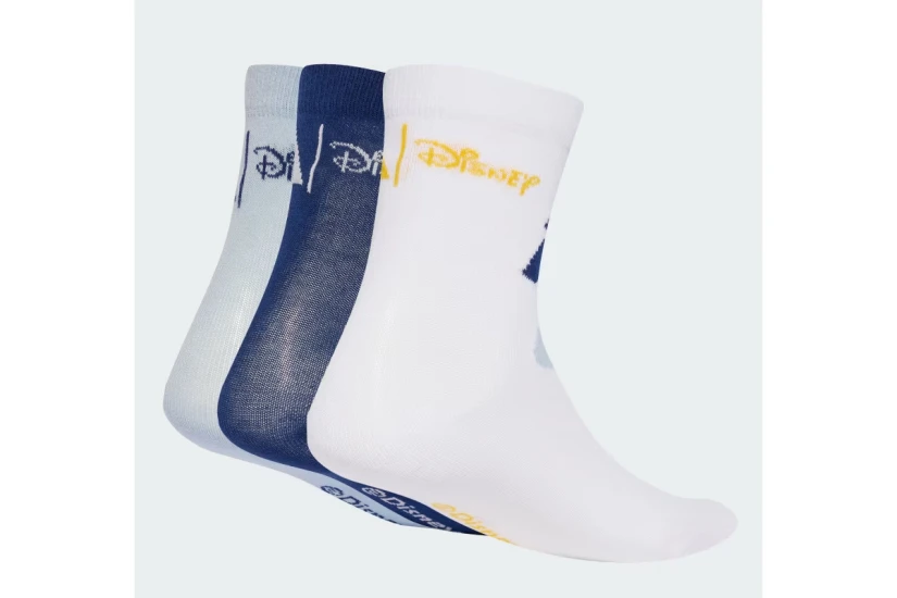 Adidas Performance Disney Mickey Mouse Παιδικές Ψηλές Κάλτσες Λευκές, Σιέλ, Μπλε Σκούρο 3 Ζεύγη