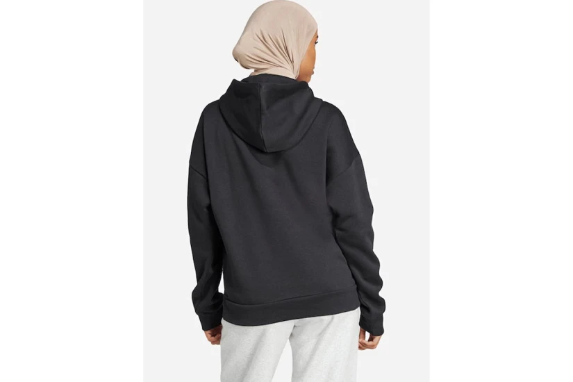 Adidas Performance Linear Fleece Γυναικείο Φούτερ με Κουκούλα Μαύρο