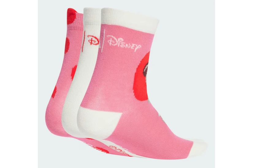 Adidas Performance Disney Minnie Παιδικές Ψηλές Kάλτσες 3 Ζευγάρια