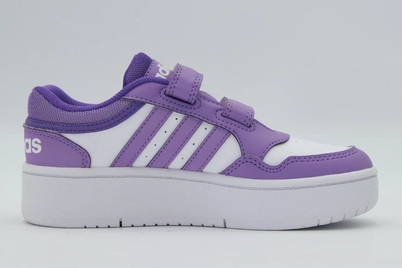 Adidas Performance Hoops 3.0 Bold Παιδικά Sneakers Λιλά, Λευκά