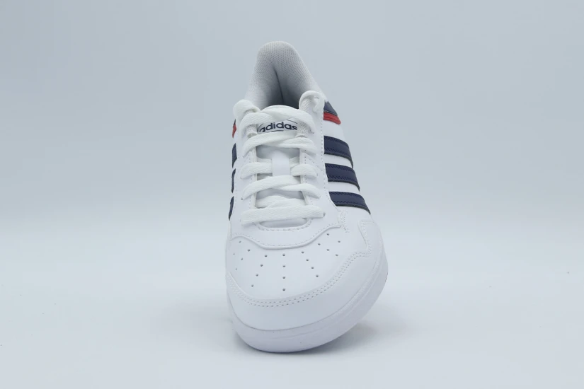 Adidas Performance Hoops 4.0 Sneakers Λευκά, Μπλε Σκούρο, Κόκκινα