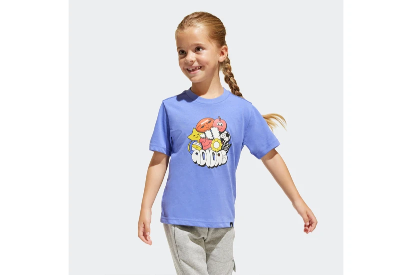 Adidas Performance Sportswear Fun Παιδικό Κοντομάνικο T-Shirt Μωβ