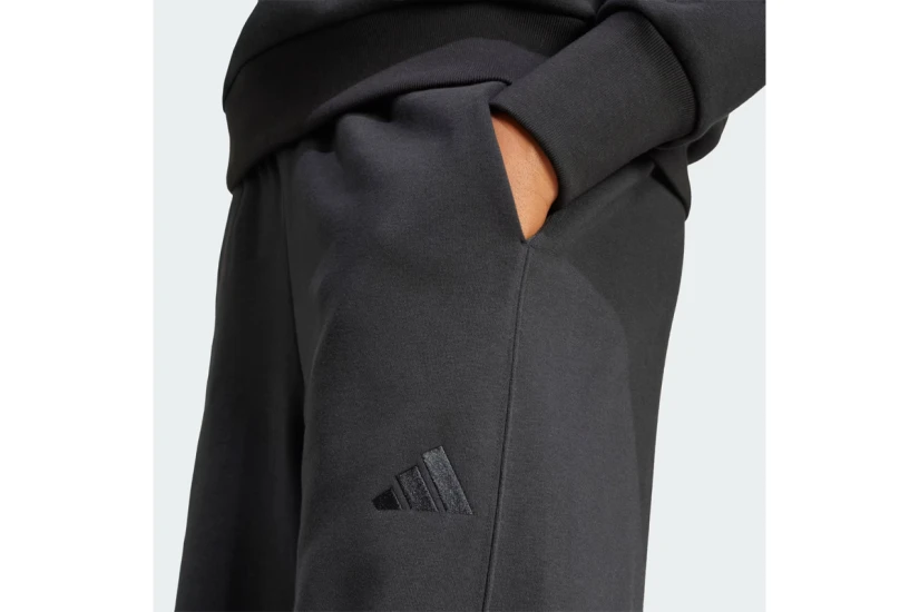Adidas All SZN Fleece Γυναικείο Παντελόνι Φόρμας Μαύρο