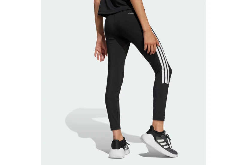 Adidas Performance Train Essentials 3-Stripes Μακρύ Κολάν Μαύρο, Λευκό