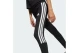 Adidas Performance Train Essentials 3-Stripes Μακρύ Κολάν Μαύρο, Λευκό