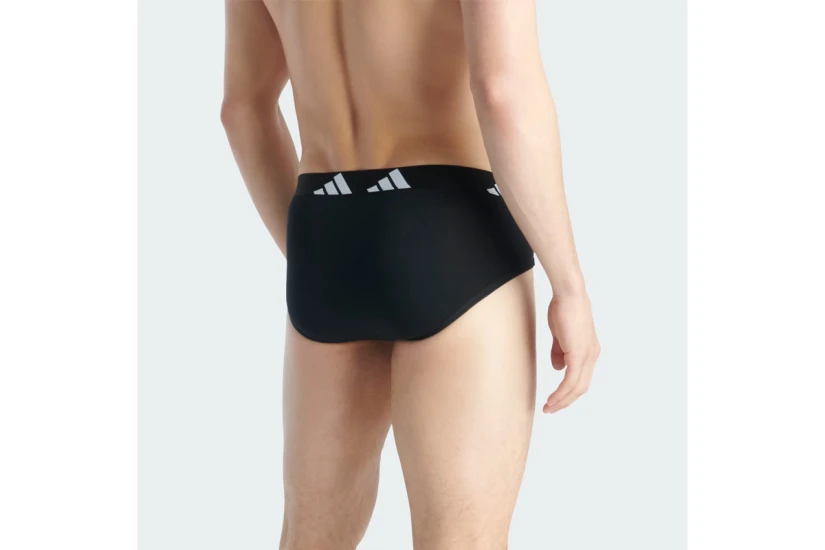 Adidas Performance Active Flex Cotton Ανδρικά Εσώρουχα Σλιπ 3 Τεμάχια