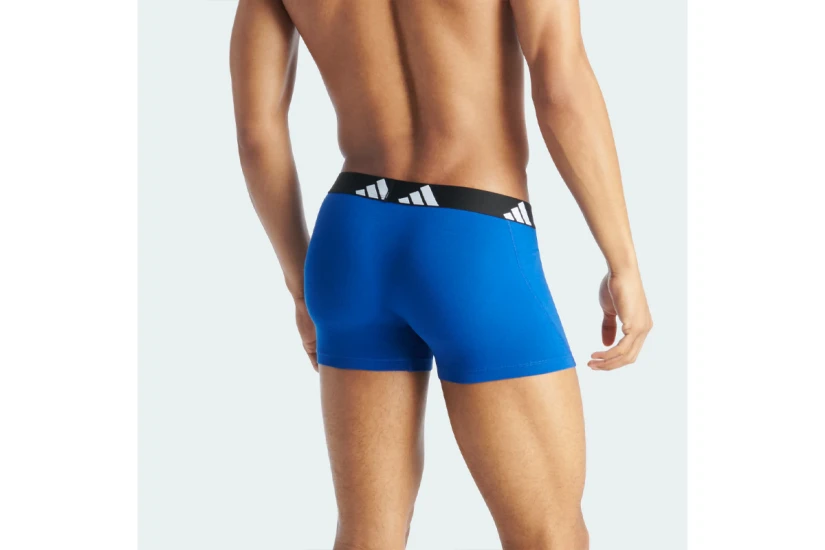 Adidas Performance Ανδρικά Εσώρουχα Μπόξερ Μαύρα, Μπλε 3 Τεμάχια