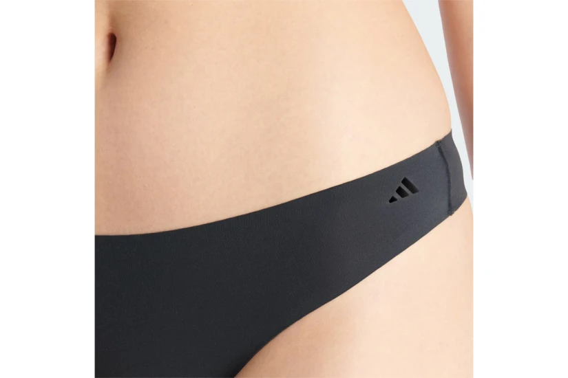 Adidas Performance Active Light Flex Γυναικεία Εσώρουχα String Μαύρα 3 Τεμάχια