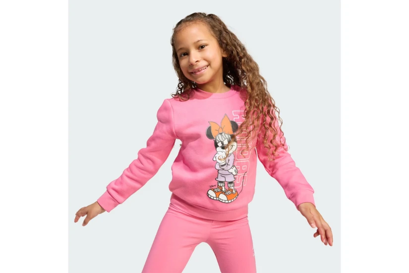 Adidas Performance Disney Minnie Mouse Παιδικό Σετ Μακρυμάνικη Μπλούζα - Κολάν