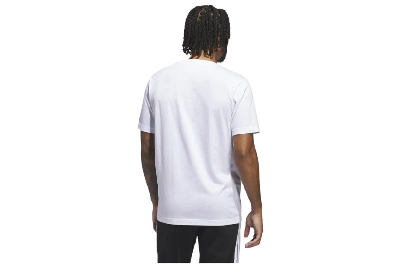 Adidas Performance Camo Shape Graphic Ανδρικό Κοντομάνικο T-Shirt Λευκό