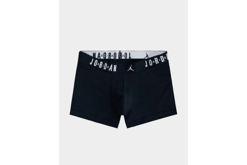 Jordan Flight Cotton Core Ανδρικά Εσώρουχα Μπόξερ Μαύρα, Κόκκινα, Γκρι 3 Τεμάχια