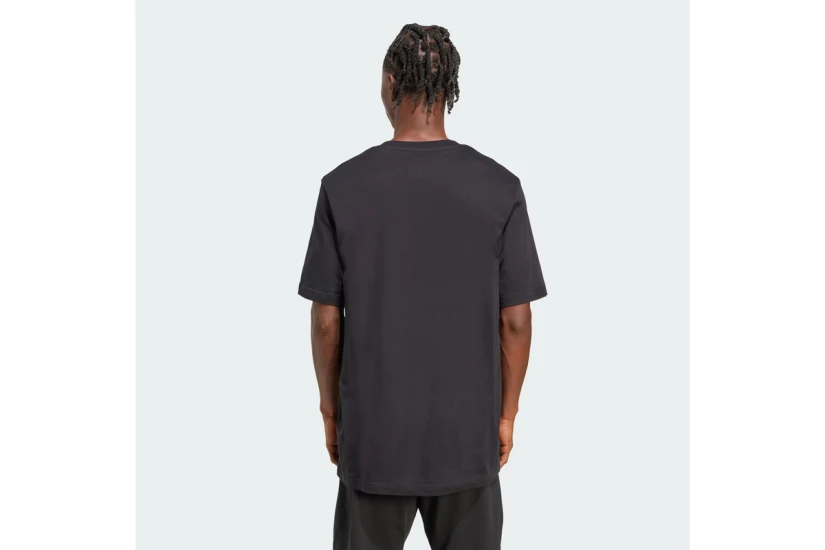 Adidas Mini Pizza Graphic Ανδρικό Κοντομάνικο T-Shirt Μαύρο