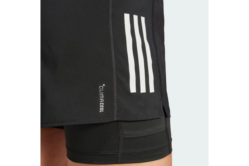 Adidas Performance Own The Run Climacool Γυναικείο Σορτς με Εσωτερικό Κολάν Μαύρο