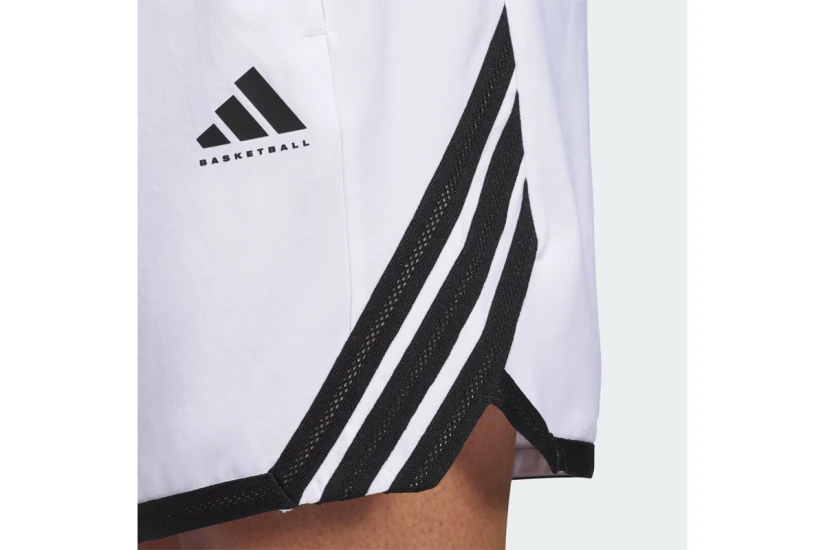 Adidas Performance Crazy Lite Ανδρική Μπασκετική Βερμούδα Λευκή, Μαύρη