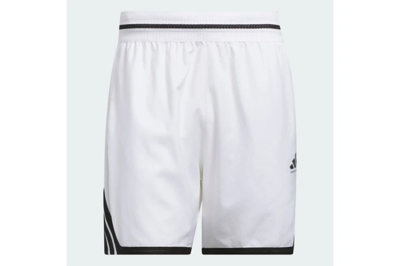 Adidas Performance Crazy Lite Ανδρική Μπασκετική Βερμούδα Λευκή, Μαύρη