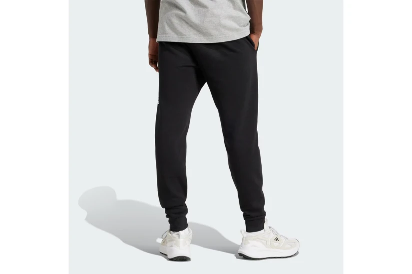 Adidas Essentials Linear Fleece Ανδρικό Παντελόνι Φόρμας Μαύρο