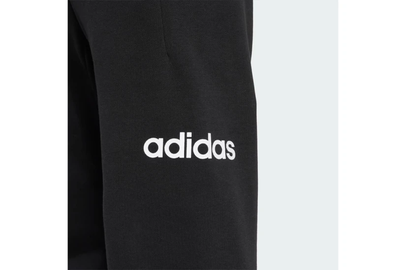Adidas Essentials Linear Fleece Ανδρικό Παντελόνι Φόρμας Μαύρο