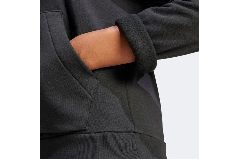 Adidas Essentials Small Logo Feelcozy Γυναικείο Φούτερ με Κουκούλα