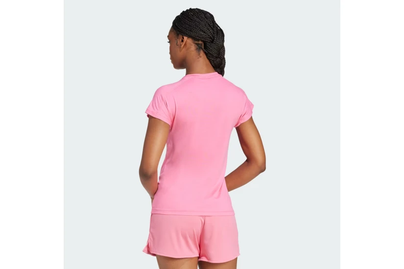 Adidas Performance AEROREADY Train Essentials Minimal Branding Γυναικείο Κοντομάνικο T-Shirt Ροζ