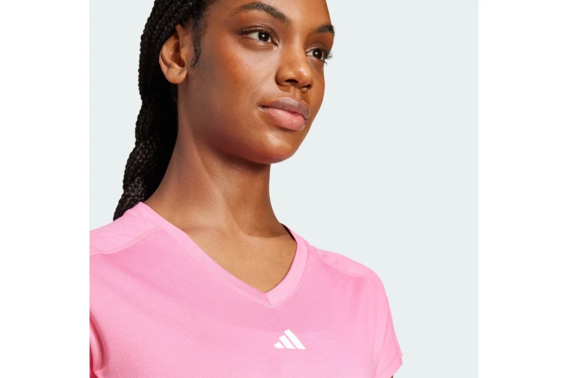 Adidas Performance AEROREADY Train Essentials Minimal Branding Γυναικείο Κοντομάνικο T-Shirt Ροζ