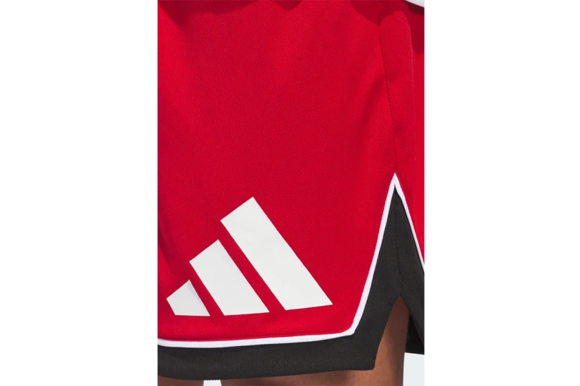 Adidas Performance Badge Of Sport Ανδρική Μπασκετική Βερμούδα Κόκκινη, Λευκή, Μαύρη