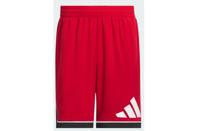 Adidas Performance Badge Of Sport Ανδρική Μπασκετική Βερμούδα Κόκκινη, Λευκή, Μαύρη