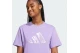 Adidas Performance Tech Metallic Graphic Γυναικείο T-Shirt Μωβ