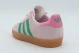Adidas Originals Gazelle Comfort Closure Elastic Lace Βρεφικά Sneakers Ροζ, Πράσινα, Καφέ