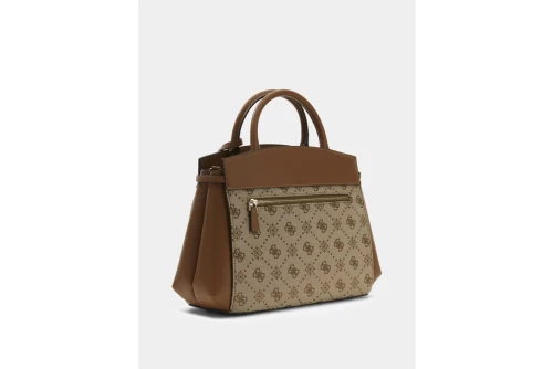 Guess Melinda Logo Τσάντα Χειρός (JP990206 LATTE LOGO)