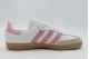 Adidas Originals Samba OG Παιδικά Sneakers Λευκά, Ροζ, Γκρι
