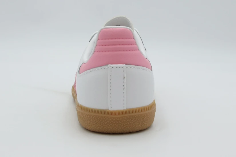 Adidas Originals Samba OG Παιδικά Sneakers Λευκά, Ροζ, Γκρι