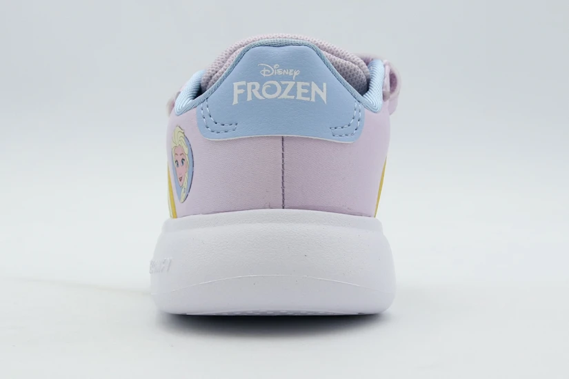 Adidas Disney Frozen Grand Court 3.0 Βρεφικά Sneakers Λιλά, Σιέλ, Χρυσά, Λευκά