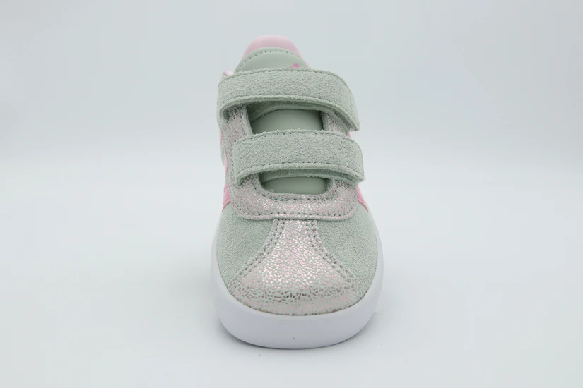 Adidas Performance VL Court 3.0 Βρεφικά Sneakers Γκρι, Ροζ, Λευκά