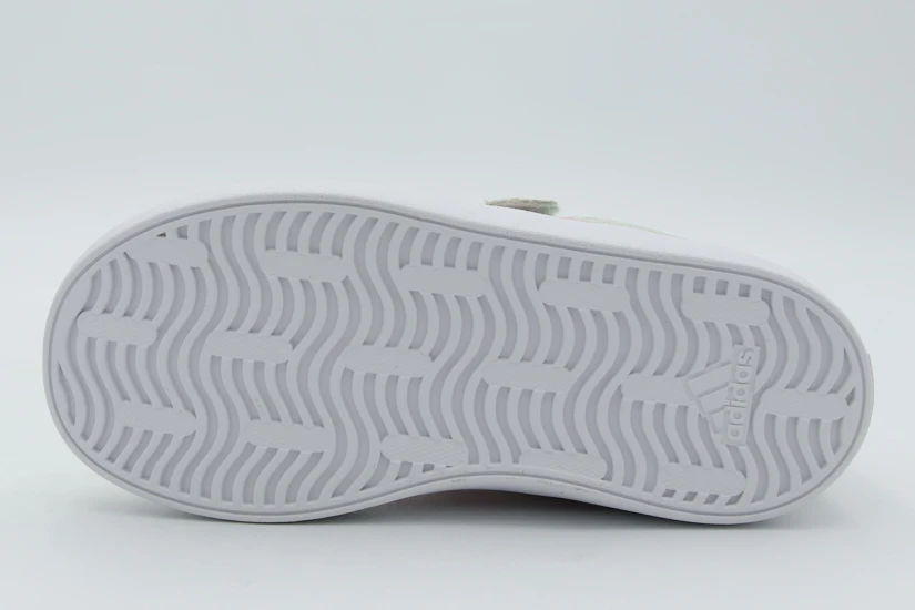 Adidas Performance VL Court 3.0 Βρεφικά Sneakers Γκρι, Ροζ, Λευκά